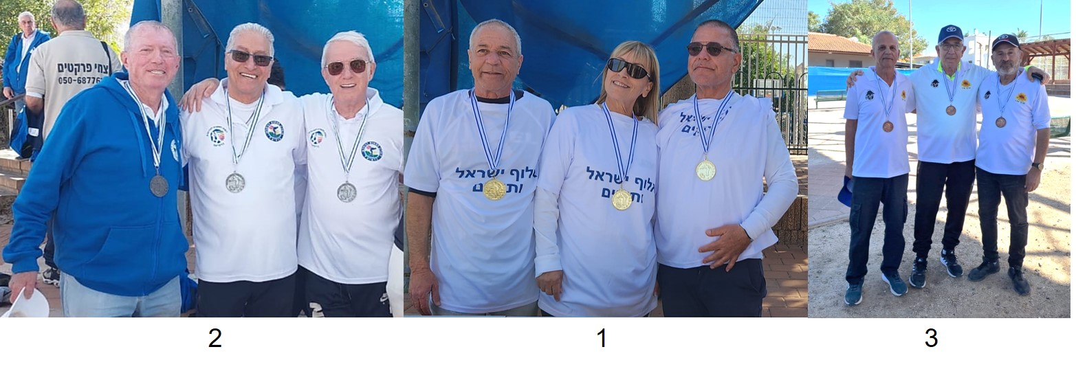 אליפות ותיקים שלשות